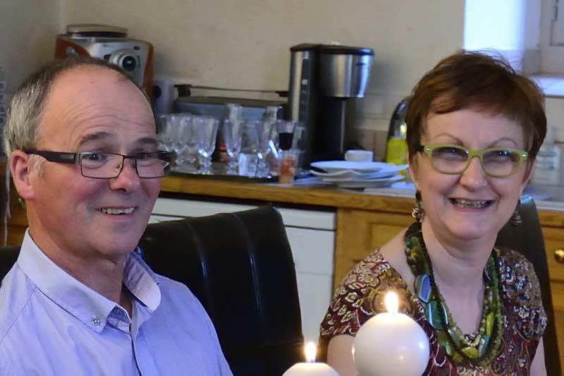 Christine et Francis vos hôtes de la Maison d'Anaïs