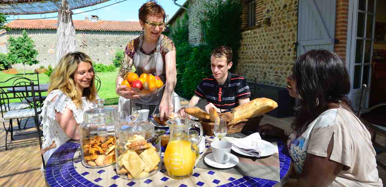 Le Petit déjeuner à La Maison d'Anaïs